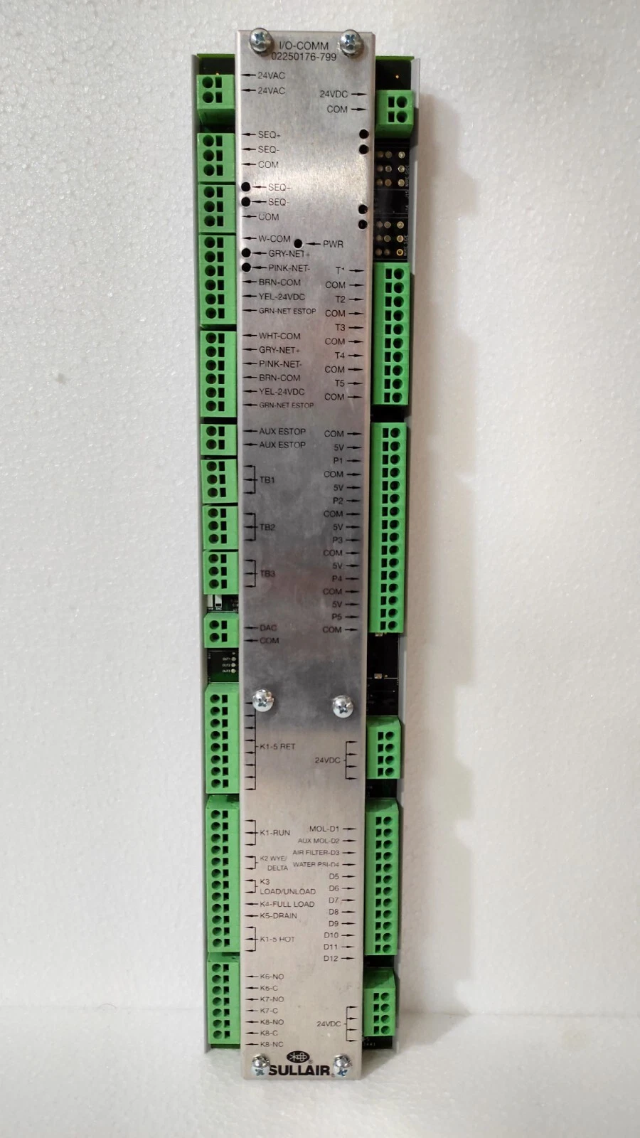Sullair 02250176-799 I/O CTL Supervisor I/O Module Board. Check Photos